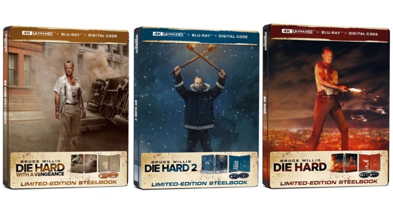„Stirb langsam“ 1 bis 3 erscheinen am 18. Dezember als 4K-Steelbooks