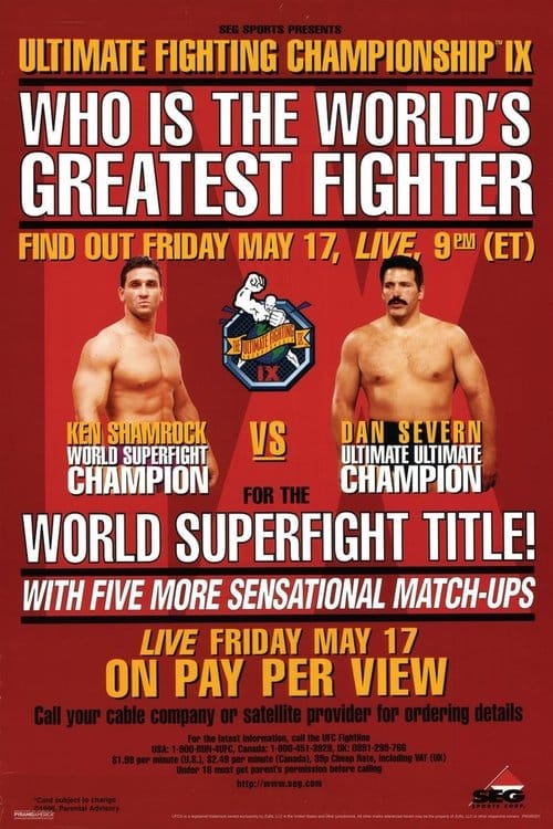 UFC 9: Motor City Madness – 1996