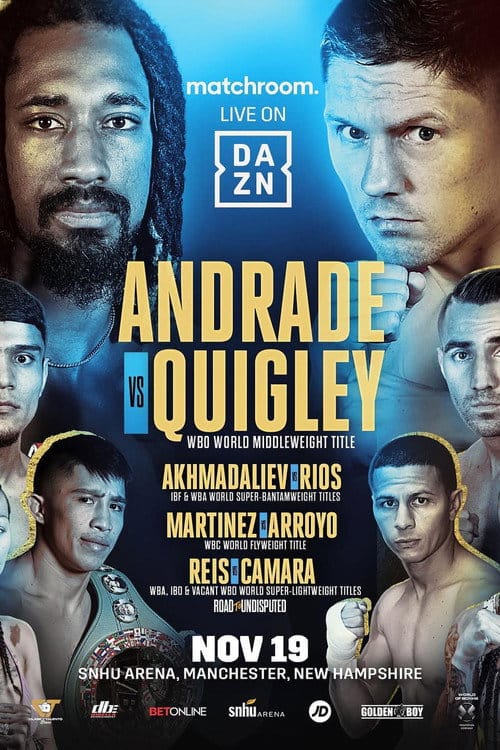 Demetrius Andrade vs. Jason Quigley – 2021